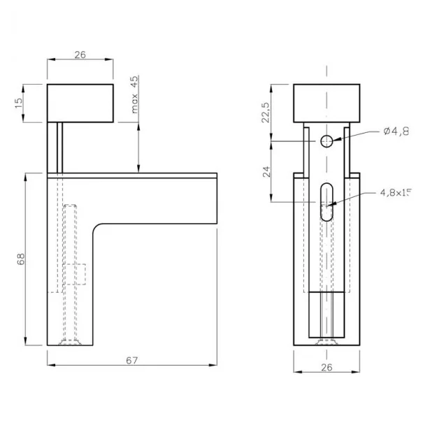 Soportes para Estante (2 uds)