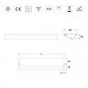 Regleta Led 240V 6000K Alba