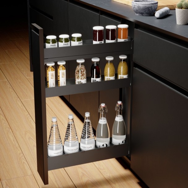 Botellero Extraíble 3 Alturas Nova Flat Lateral