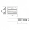 Estante Despensero Extraíble Nova Flat Lateral para Cocina