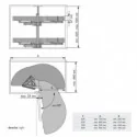 Bandeja Deslizante Dolphin I Nova Flat | Menage Confort
