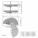 Bandeja Deslizante Dolphin II Nova Flat | Menage Confort Cocina