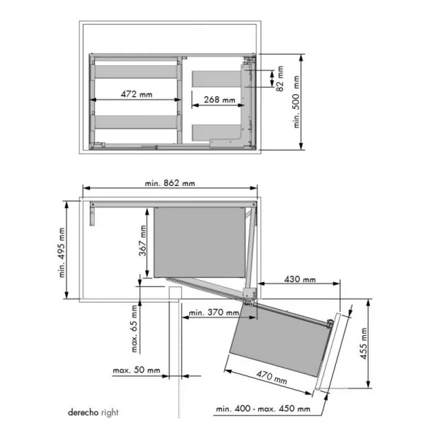 Bastidor Extraíble Articulado Nova Flat | Menage Confort Cocina