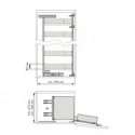 Columna Despensero Nova Flat para Cocina | Menage Confort