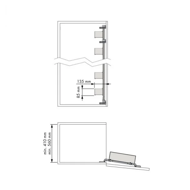 Estante Despensero Nova Flat para Cocina | Menage Confort