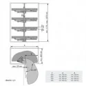 Columna Deslizante Dolphin II Nova Flat | Menage Confort Cocina