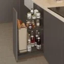 Botellero Panero Antracita 3 Alturas Compact para Cocina