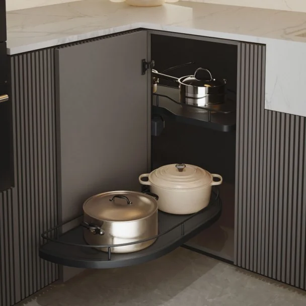 Bandeja Deslizante Antracita Dolphin I Compact para Cocina