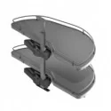 Bandeja Deslizante Antracita Dolphin II Compact para Cocina