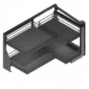 Bastidor Extraíble Articulado Antracita Compact para Cocina