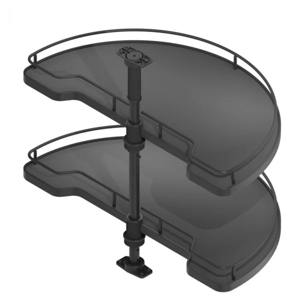 Bandeja Semicircular 180º Antracita Compact | Menage Confort