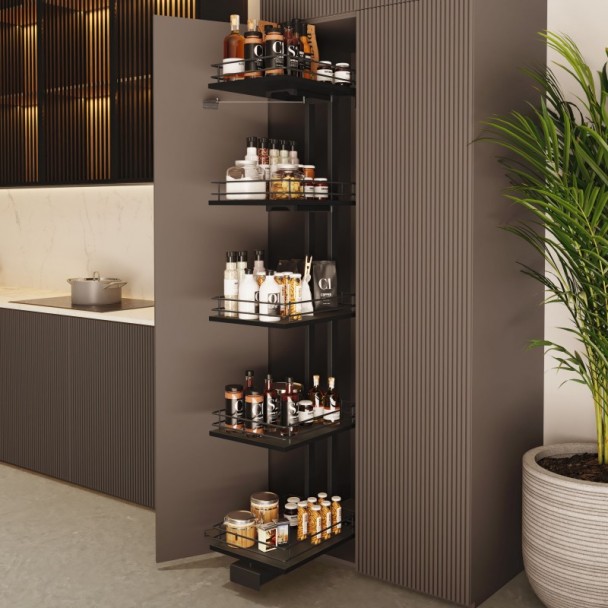 Columna Despensero Antracita Titán Compact