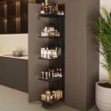 Columna Despensero Antracita Titán Compact Cocina | Menage Confort
