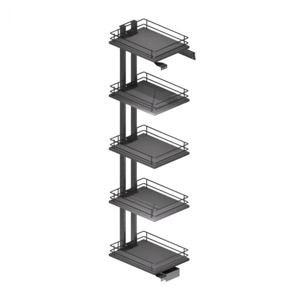 Columna Despensero Antracita Titán Compact Cocina | Menage Confort