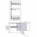 Columna Despensero Antracita Titán Compact Cocina | Menage Confort