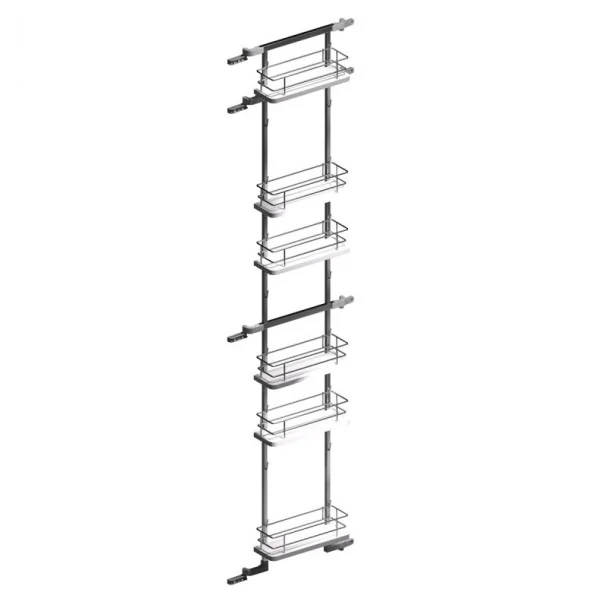 Estante Despensero Cromo Compact para Cocina | Menage Confort