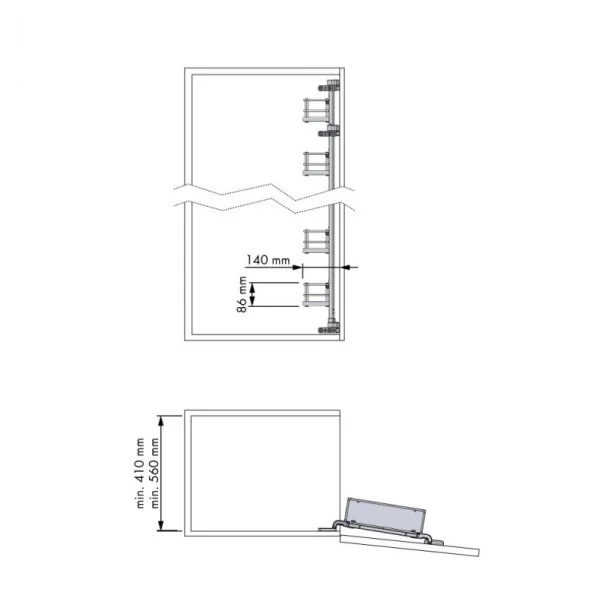 Estante Despensero Cromo Compact para Cocina | Menage Confort