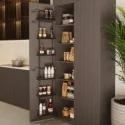 Estante Despensero Antracita Compact para Cocina | Menage Confort