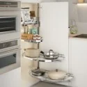 Columna Deslizante Cromo Dolphin II Compact para Cocina