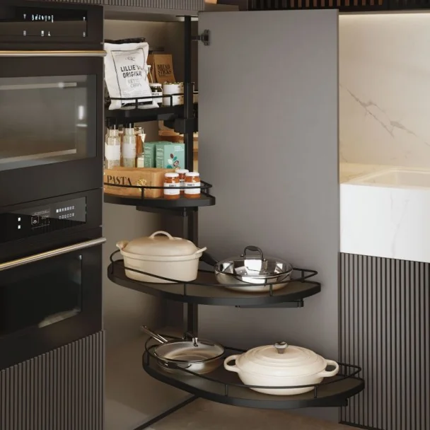 Columna Deslizante Antracita Dolphin II Compact para Cocina