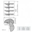Columna Deslizante Antracita Dolphin II Compact para Cocina