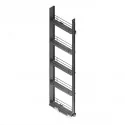Columna Extraíble Botellero Antracita Compact para Cocina