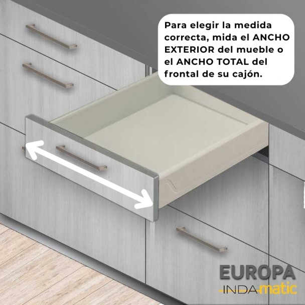 Cajón de Cocina Europa PVC Blanco