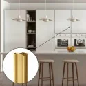 Perfil Gola Vertical Intermedio Oro 8012