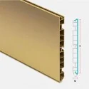 Zócalo de PVC Acabado Oro Para Cocina