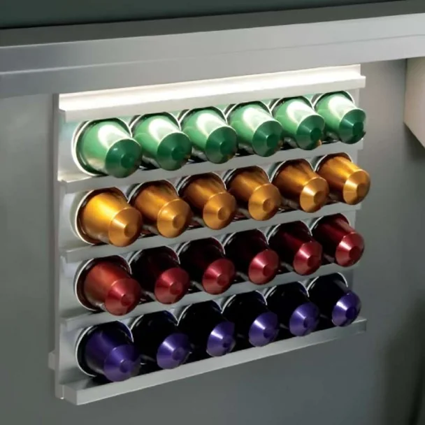 Porta Cápsulas de Café en Aluminio