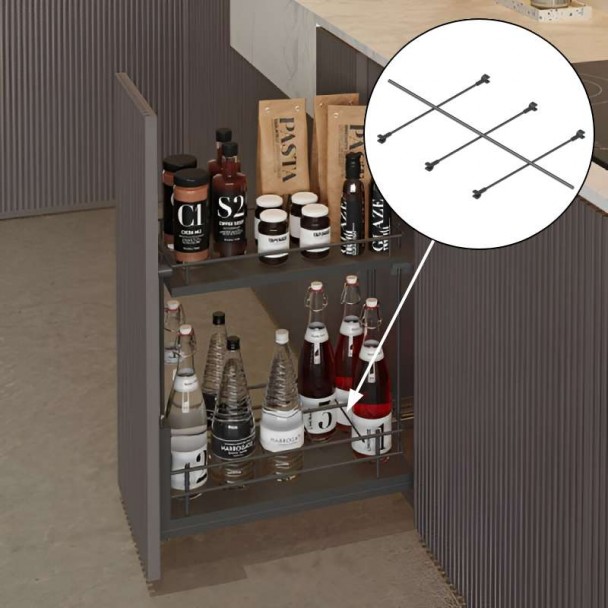 Separador Antracita para Extraíbles Compact