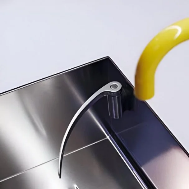 Porta Bayetas Curvo en Inox
