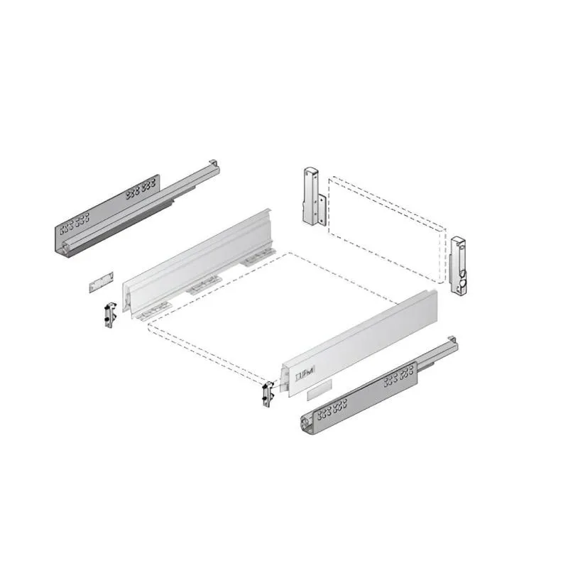 Cajón de Cocina Hettich InnoTech Atira Plata 30 kg