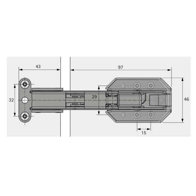 Set Bisagra Kamat 115° | Hettich 9239784