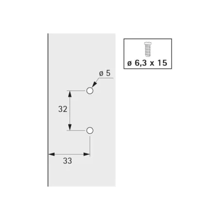 Bisagra Especial 95º ET 582 | Hettich 72134