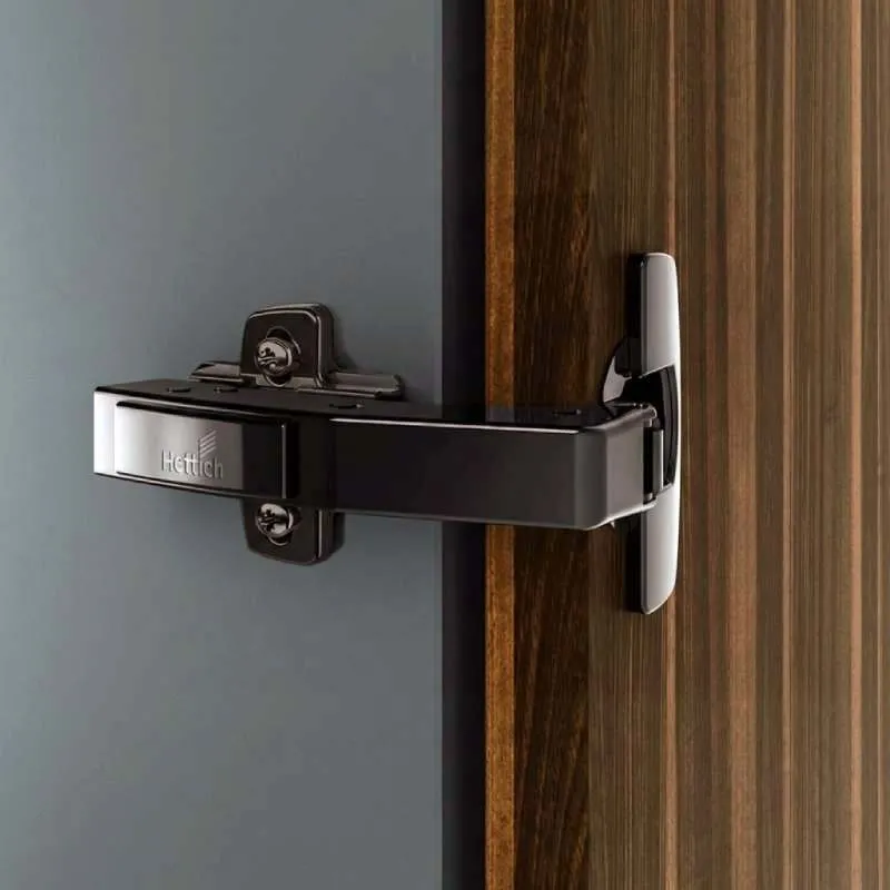 Bisagra Sensys 95º Arremetida Negro Obsidiana 8639i W90 | Hettich