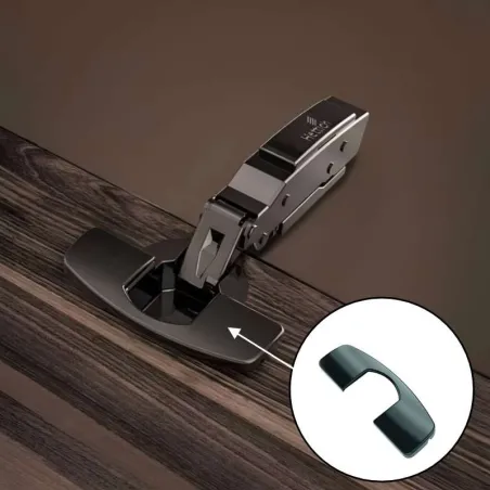 Tapa Cazoleta para Bisagras Sensys Obsidian Black | Hettich 9117130