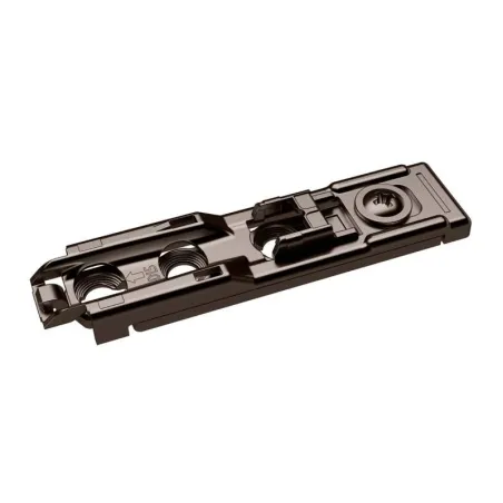 Base Recta para Bisagra Sensys Negro Obsidiana