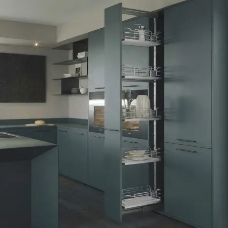 Kit Bastidor Columna Extraíble 5 Cestos Infinity | Cucine Oggi