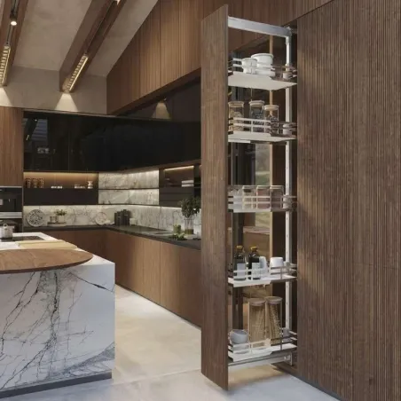 Kit Bastidor Columna Extraíble 5 Cestos Infinity Plus | Cucine Oggi