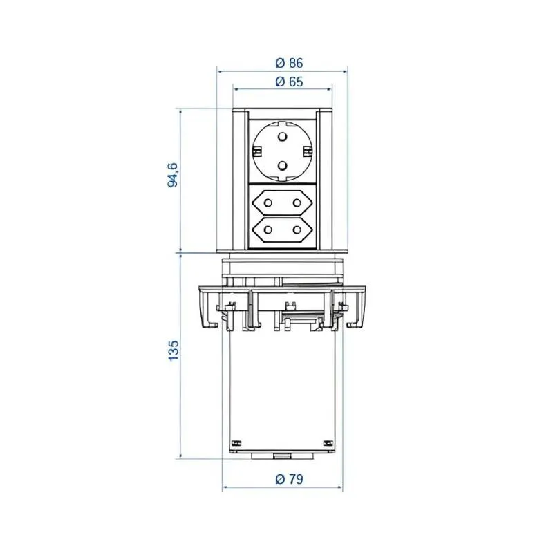 Pack Torre de Enchufes Elevator 2 + Cover Box | Batchmann