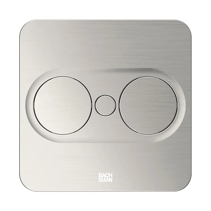 Enchufe Empotrable TWIST 2 Rectangular Inox | Bachmann 946005