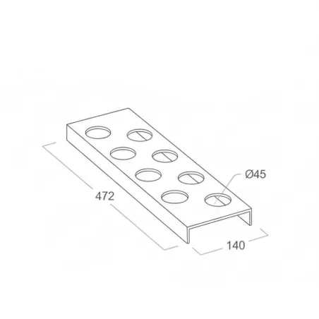 Portaespecias para 8 Cuibus | Cucine Oggi BN521.004.001