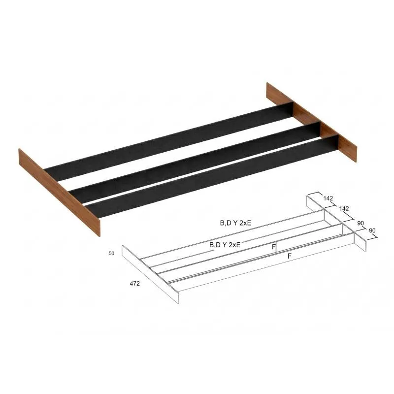 Bandeja Universal Pequeña Cuibus | Cucine Oggi BN523.003.002