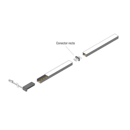 Conector Recto para Luz Led Moove 1 | L&S 750300243