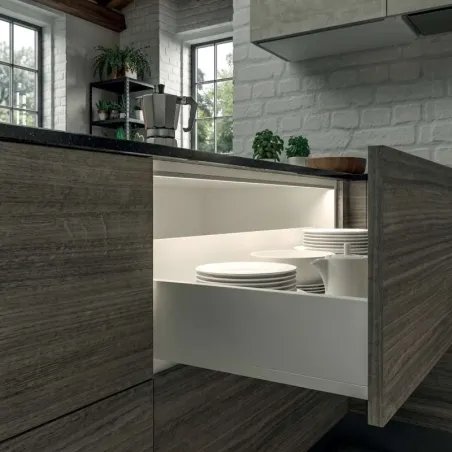 Perfil Luz Led Kiton para Interior Muebles/Cajones de Cocina