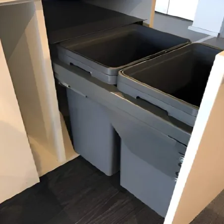 Cubo Reciclaje Basura Globe Antracita | Vibo PGTM301RFGVGF