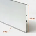 Zócalo de Aluminio para Rodapié Cocina