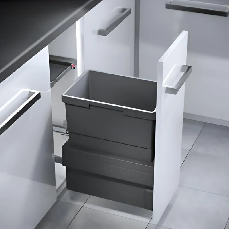 Cubo de Basura Bajo Fregadero CARGO SYNCHRO | Cucine Oggi HA 3608-63