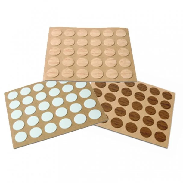 Tapón Adhesivo para Ocultar Tornillos en Muebles Cocina (100 uds)